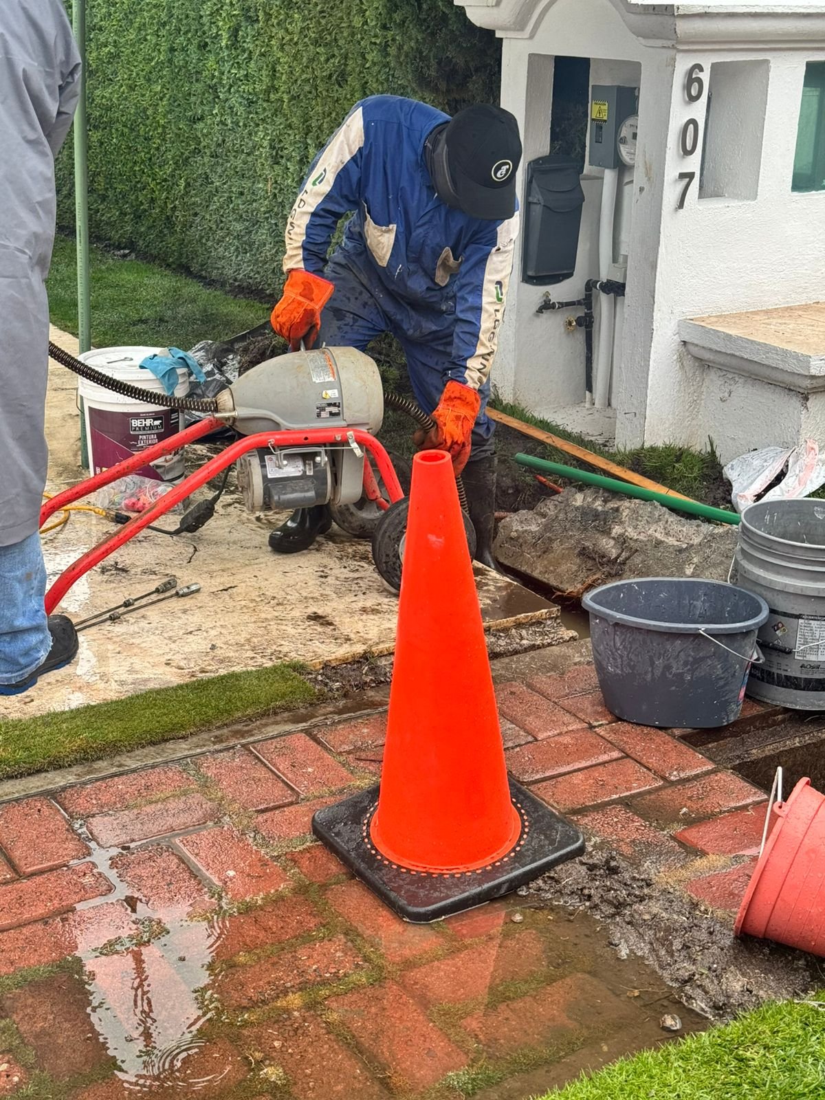 Servicio residencial de drenaje